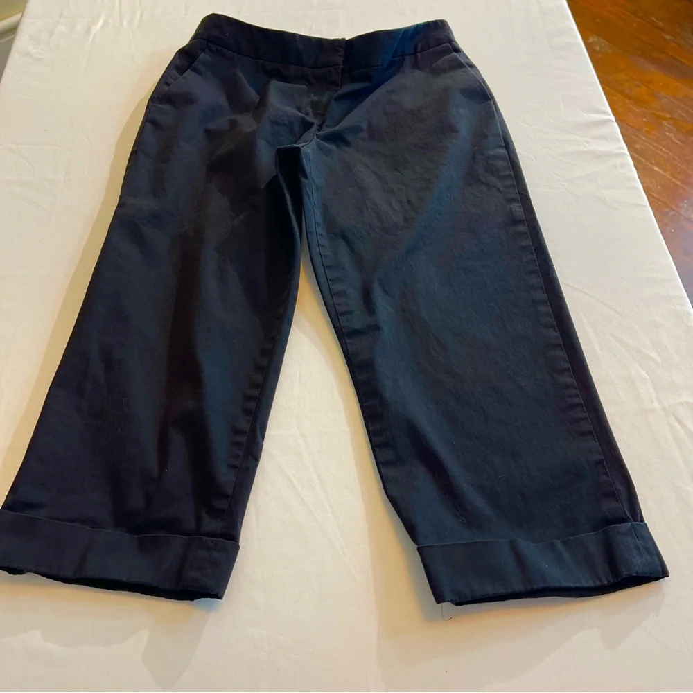 Alfani Capri ladies black. Preowned very good condition Size 6 P